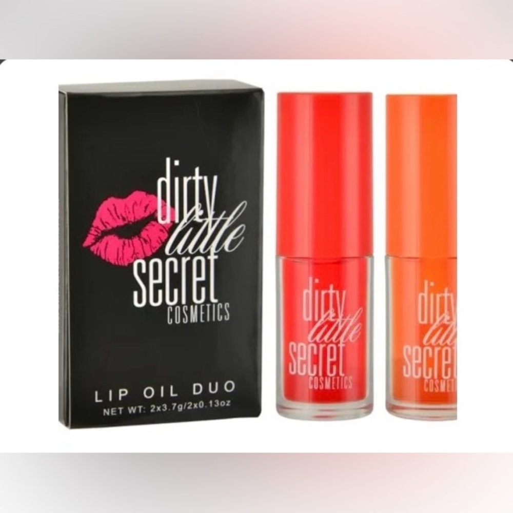 Dirty Little Secret Cosmetics Lip Oil Duo -